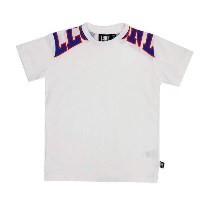 T-shirt a maniche corte da bambino logo grande New Sporty