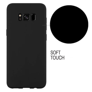 Coque Galaxy S8 Samsung silicone liquide Noir