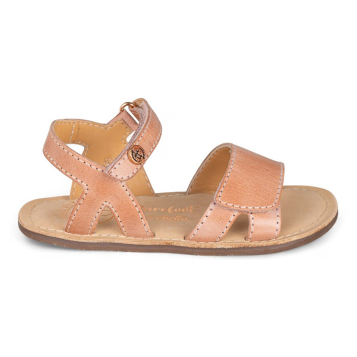 SANDALIA BAREFOOT PIEL CHETTO ESTILO CLÁSICO ROSA