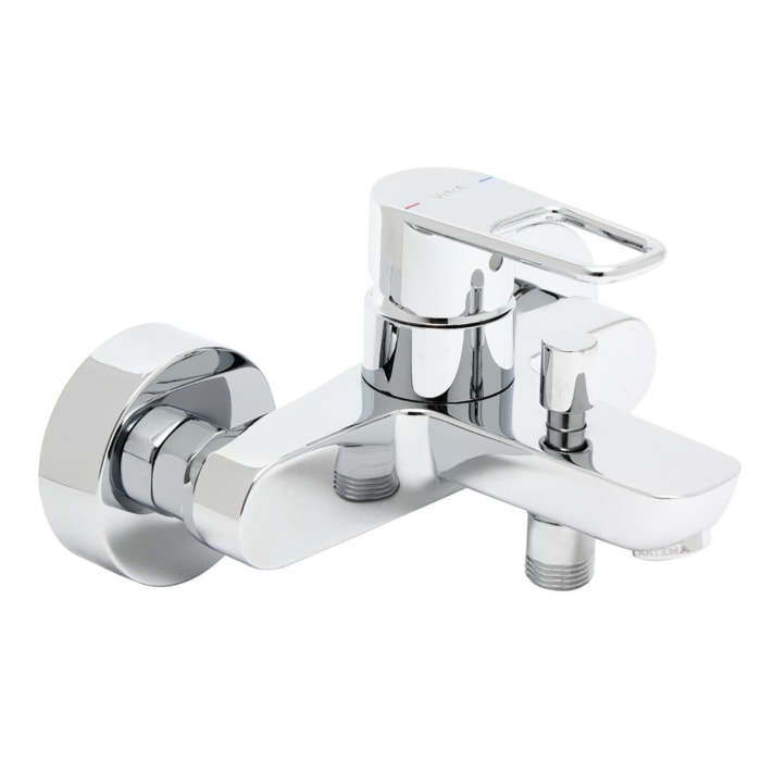 Flow Soft mitigeur bain/douche mural à levier, sans ensemble de douche, chrome (A42948)