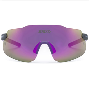 Briko - Occhiali, Uomo Donna, Grigio - Starlight 2.0 3 Lenses
