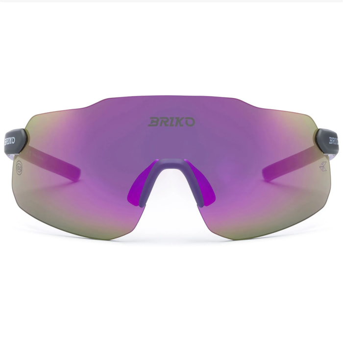 Briko - Occhiali, Uomo Donna, Grigio - Starlight 2.0 3 Lenses
