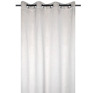 Rideau tamisant en imitation fourrure - Beige