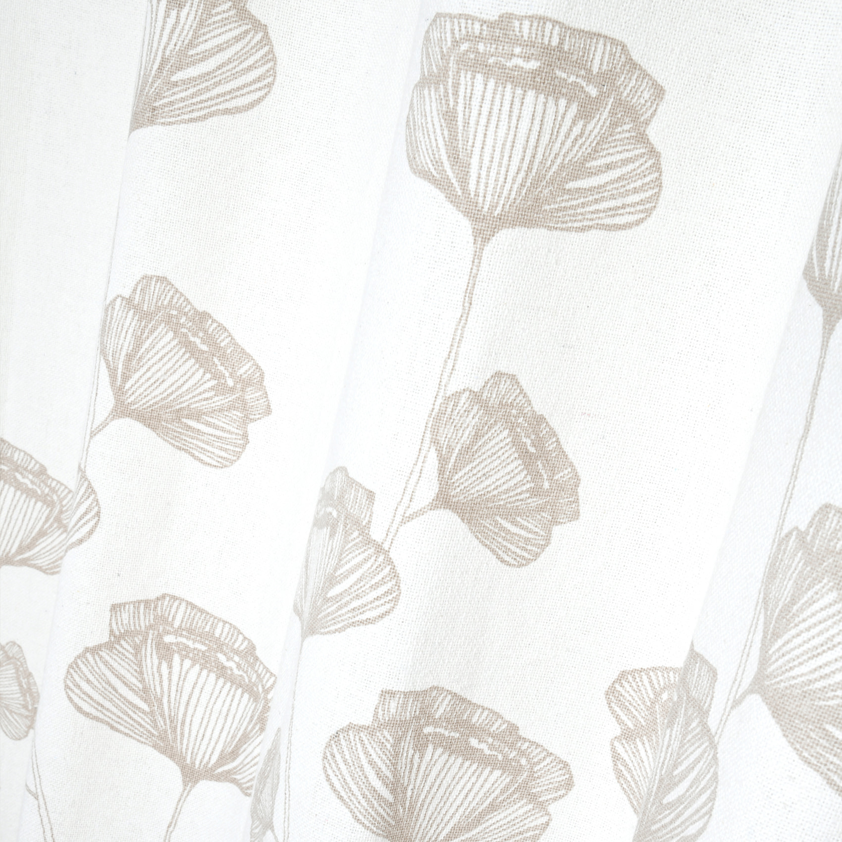 Rideau végétal aux lignes douces et élégantes - Naturel