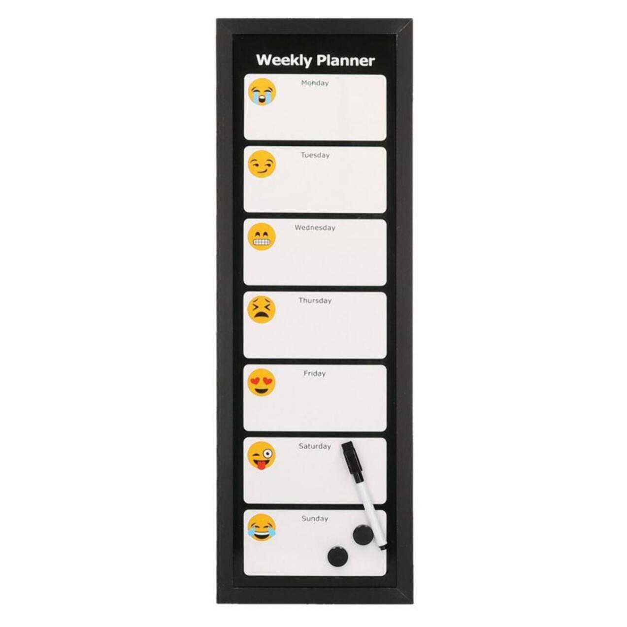 Lavagna magnetica emoji con pennarello cm20x60x1,5