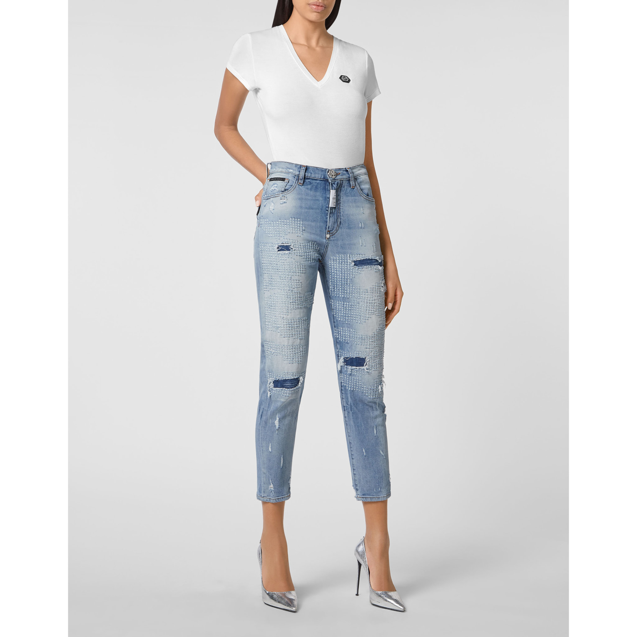 PHILIPP PLEIN Vaqueros Mom Fit