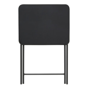 Table pliante 1 place noir