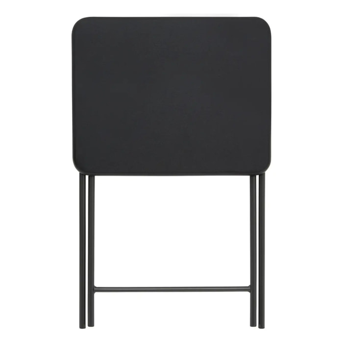 Table pliante 1 place noir