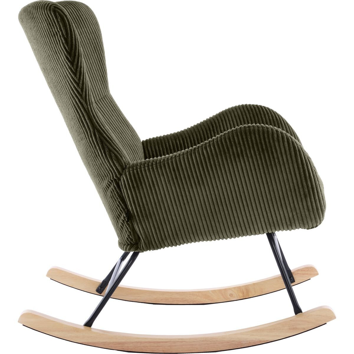 Rocking-chair en velours côtelé - BEA