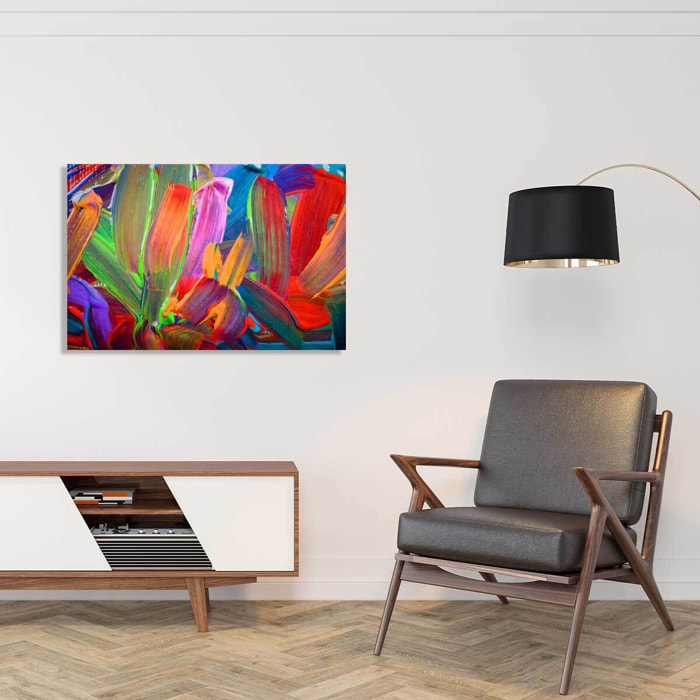 Tableau design plumo  Toile imprimée
