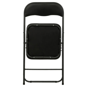 Chaise pliante noir