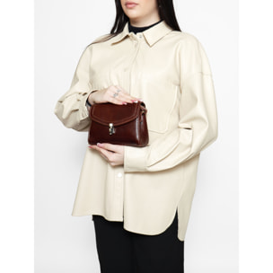 Borsa a tracolla Faye da donna In Vera pelle Made in Italy 18x13x5 cm