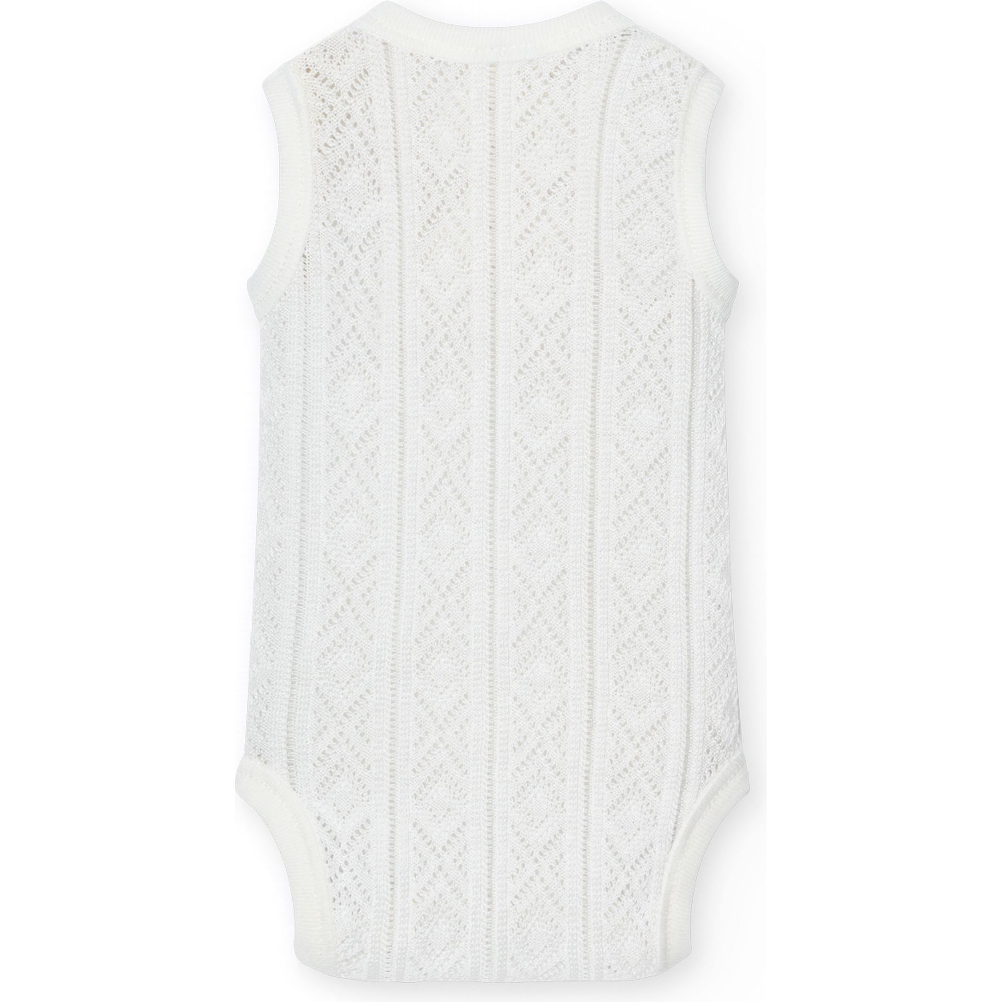 Body cruzado bebé sin mangas perlé