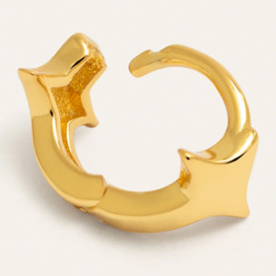 Orecchino Tiny Star Argento Placcato Oro