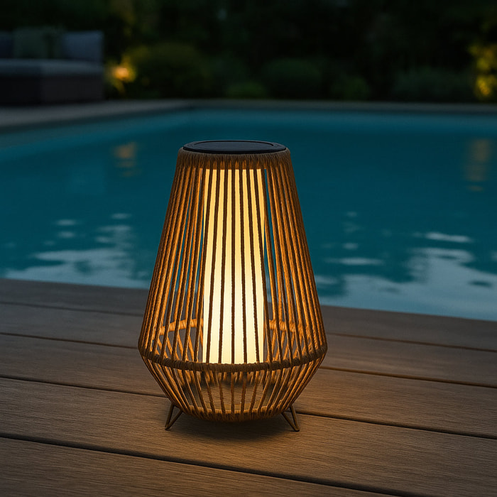 Lanterne solaire SALOMEA TALL 30 x 30 x H 47cm