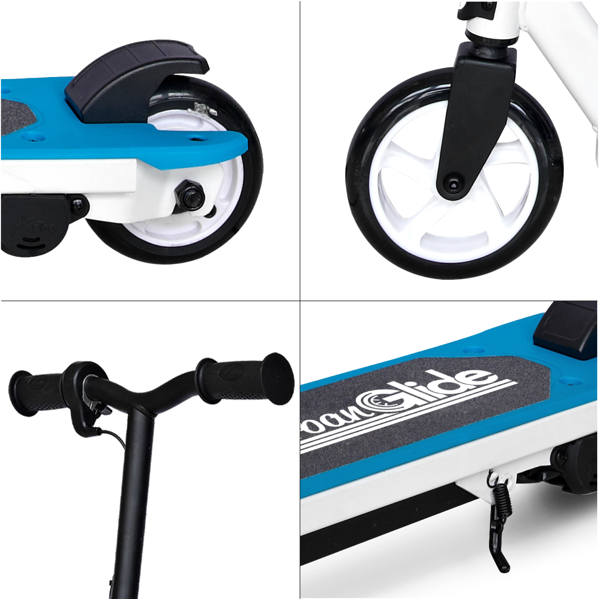 Trottinette Électrique Enfant Ride 55 Bleu – Moteur 30W - 10 km/h - Autonomie Jusqu'a 40 min - 3-8 ans