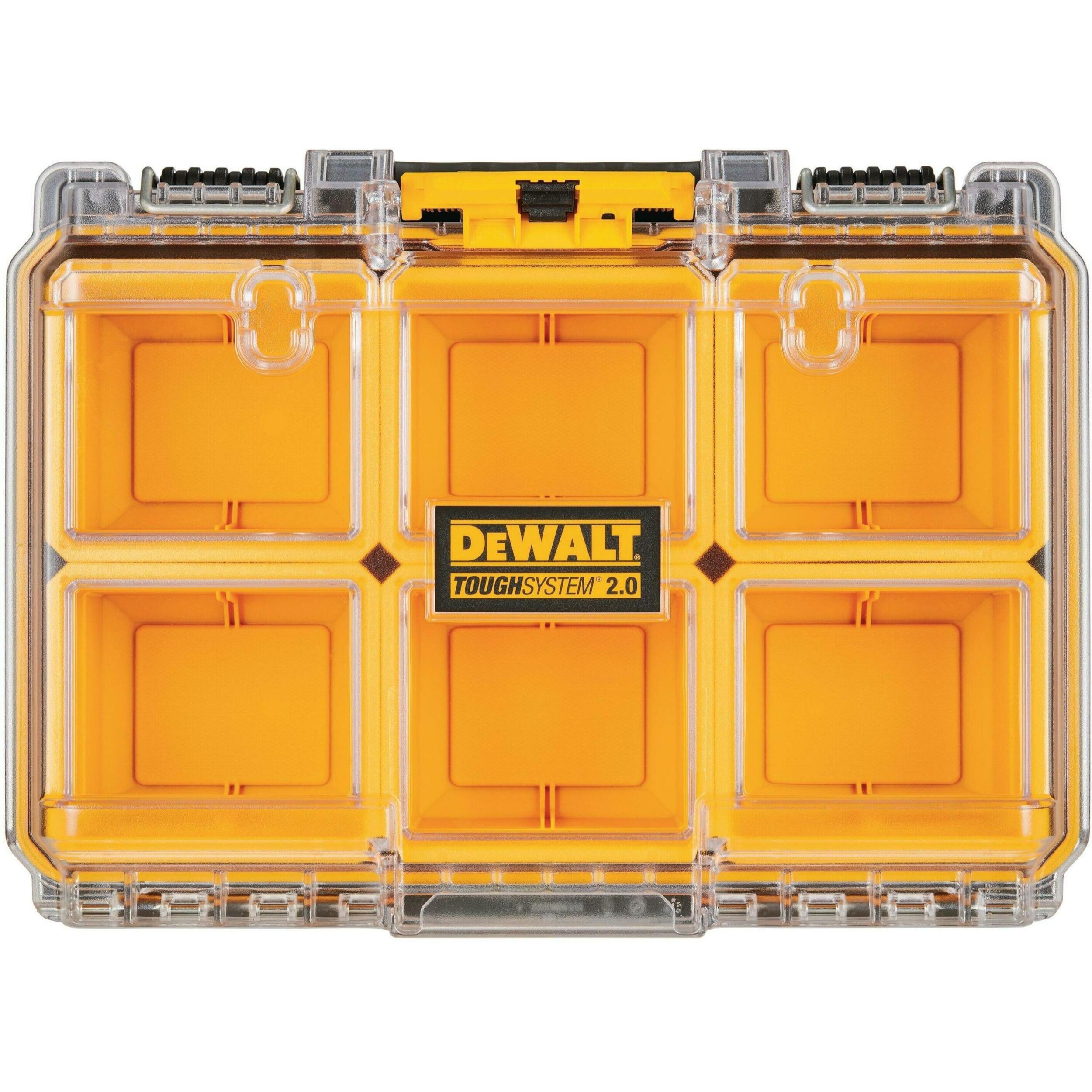 Organiseur demi-largeur ToughSystem 2.0 - 6 compartiments amovibles - DEWALT - DWST83392-1