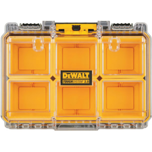 Organiseur demi-largeur ToughSystem 2.0 - 6 compartiments amovibles - DEWALT - DWST83392-1