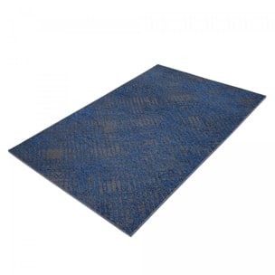 Tapis kilim Piro tissé en relief aspect 3D