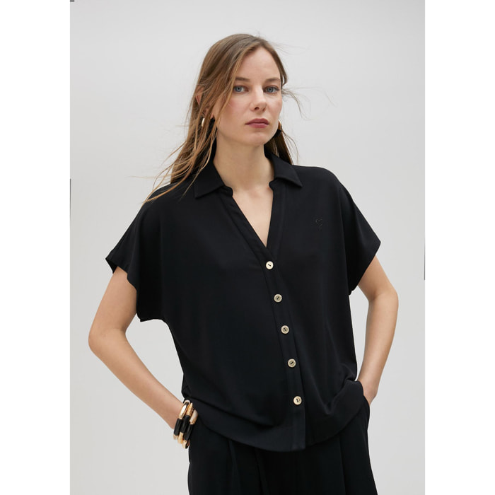 Camicia morbida in maglia