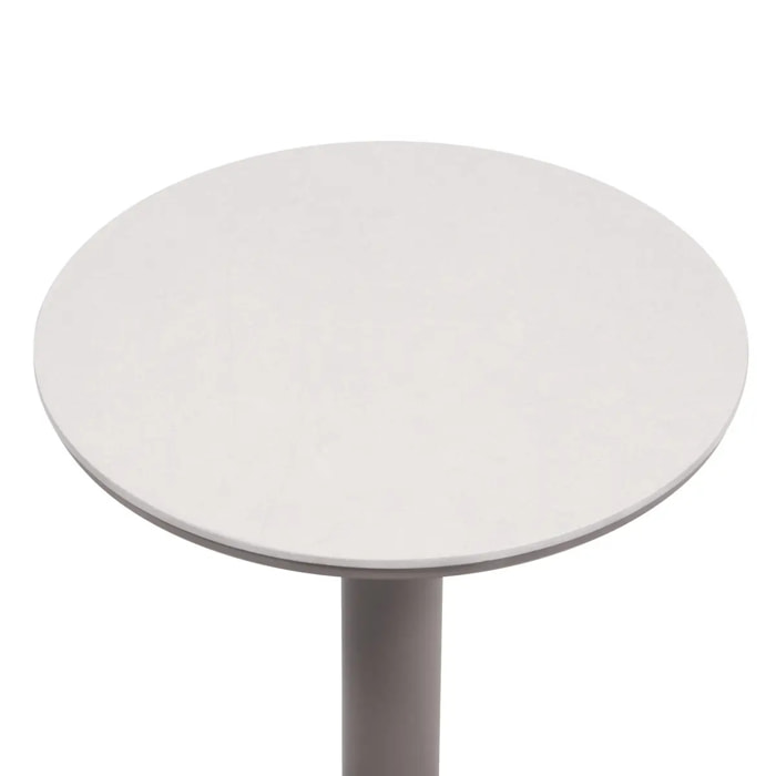 Table d'appoint de jardin Soletia 40x40x50cm café