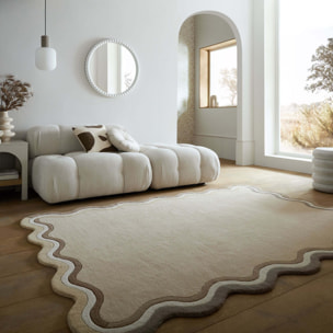 Tapis en laine LEO SCALLOP