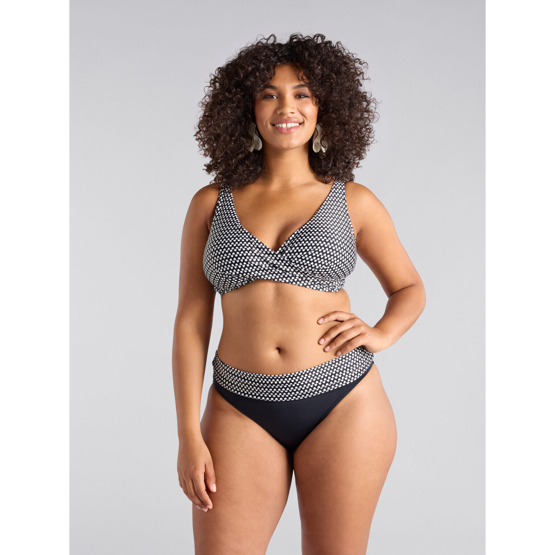 Fiorella Rubino - Bikini estampado tribal - Negro