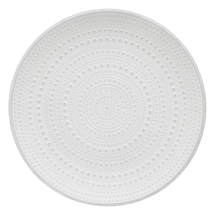 Centre de table Maia rond D.40cm blanc