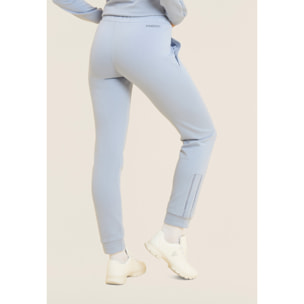 Pantaloni Sportivi Slim Fit con Coulisse e Dettagli Ricamati