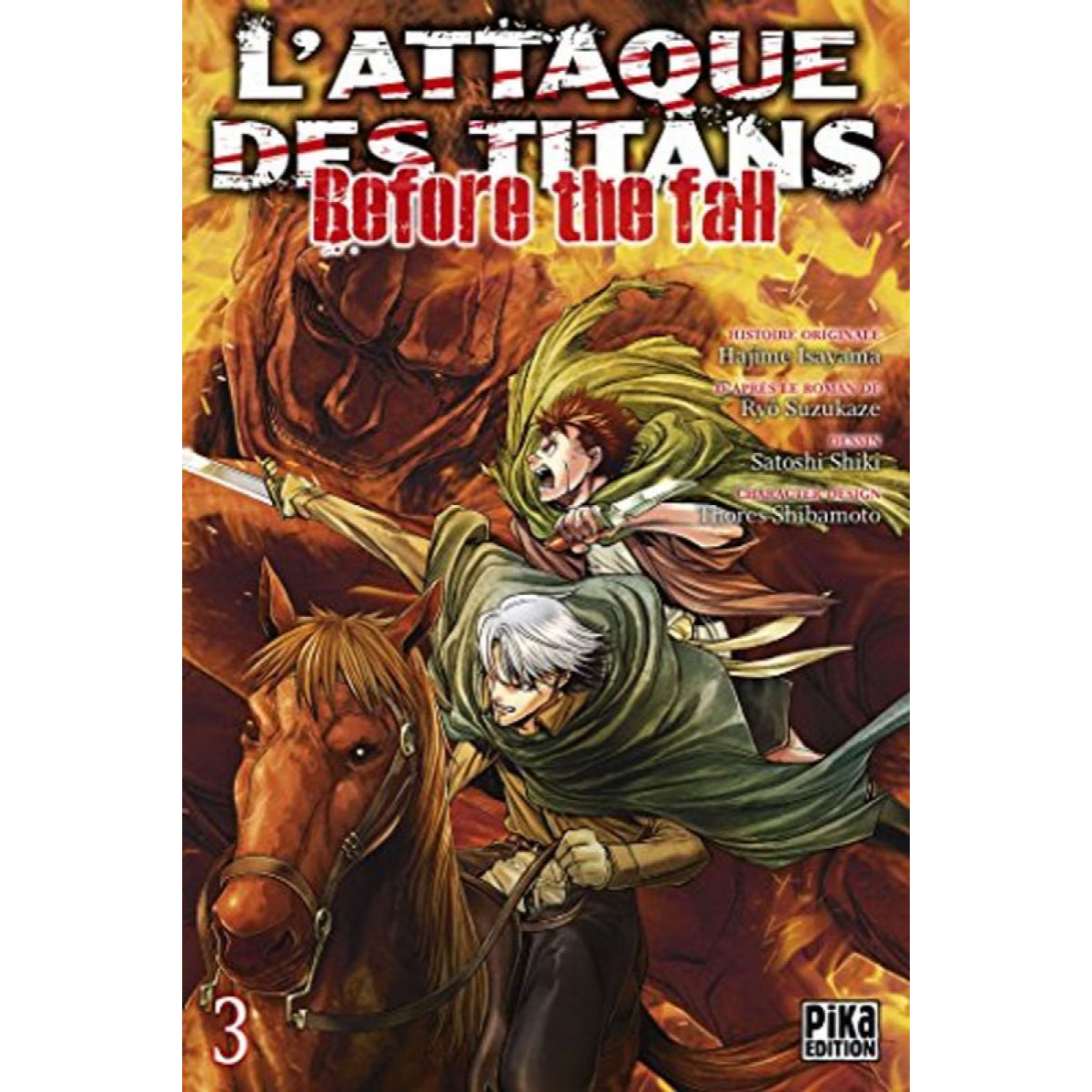 Suzukaze, Ryô | L'Attaque des Titans - Before the Fall T03 | Livre d'occasion