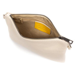 Albenga Borsa a tracolla donna in vera pelle finitura dollaro