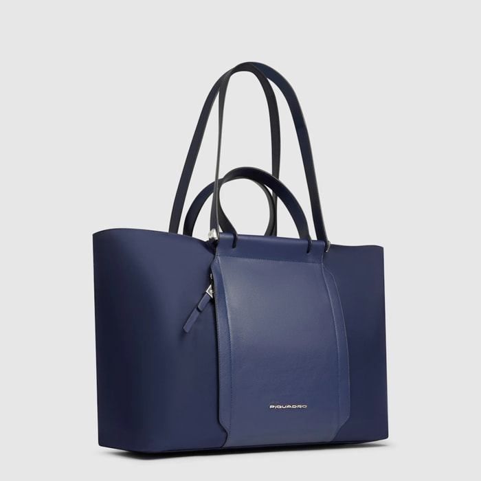 Piquadro Borsa porta pc e porta iPad® con protezioni antiurto e RFID