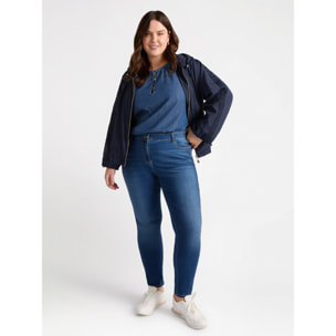 Fiorella Rubino - Jean skinny avec strass - Azul