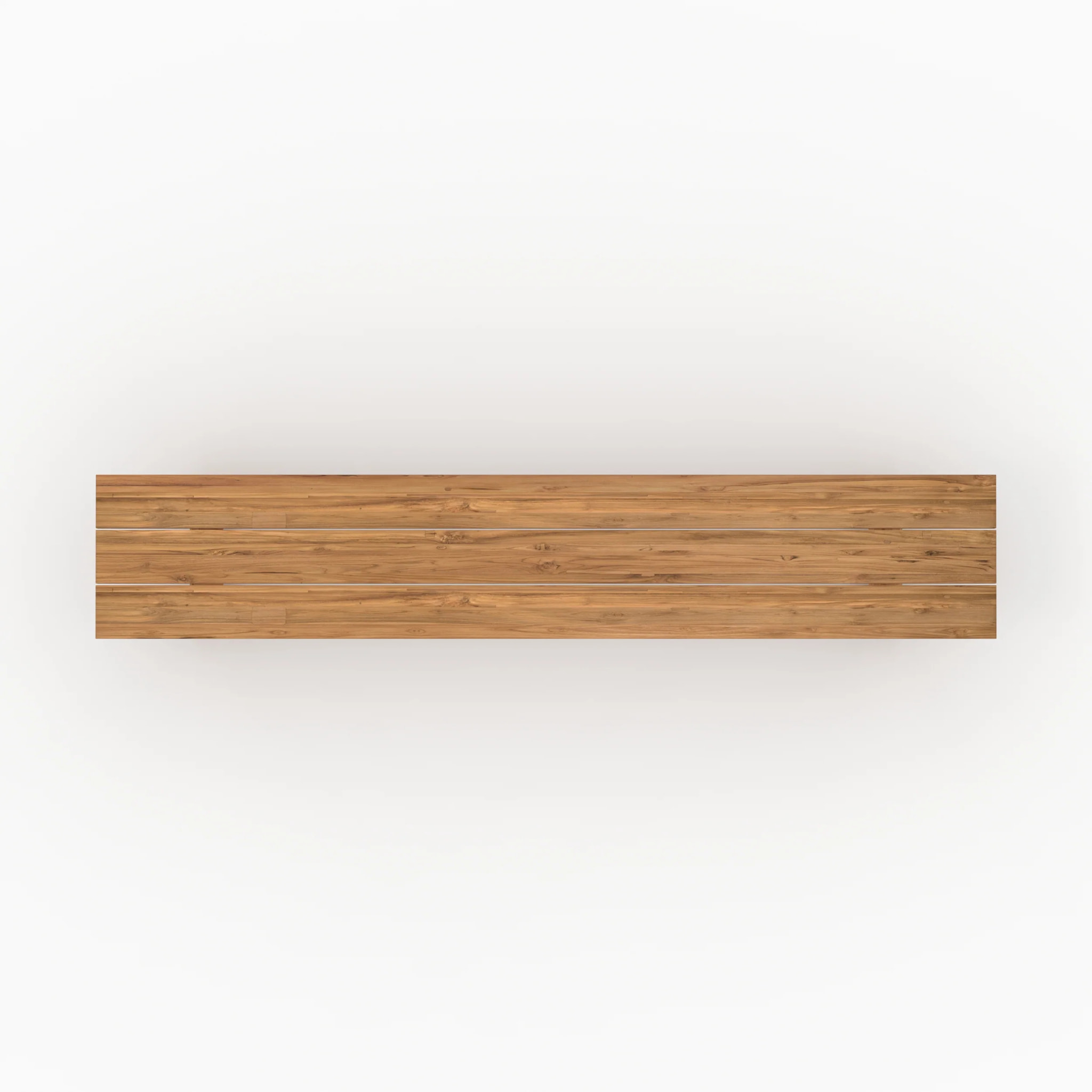 Banc de jardin en bois de teck recyclé 220 cm - Luma