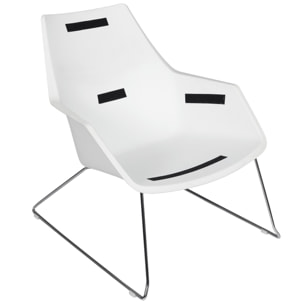 Fauteuil Mora Tissu Gris