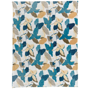 Plaid imprime 100% polyester 240gsm lobelia imprime