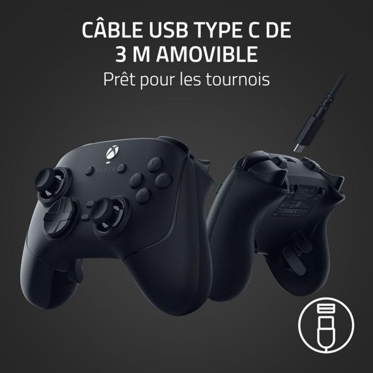 Manette RAZER Wolverine V3 Tournament Ed Noir