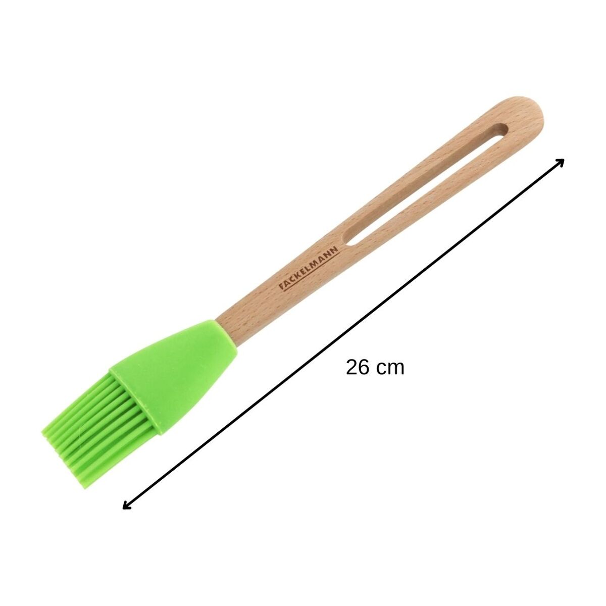 Ensemble de 2 Pinceaux de cuisine et de pâtisserie 26 cm en poils silicone Fackelmann Eco Friendly