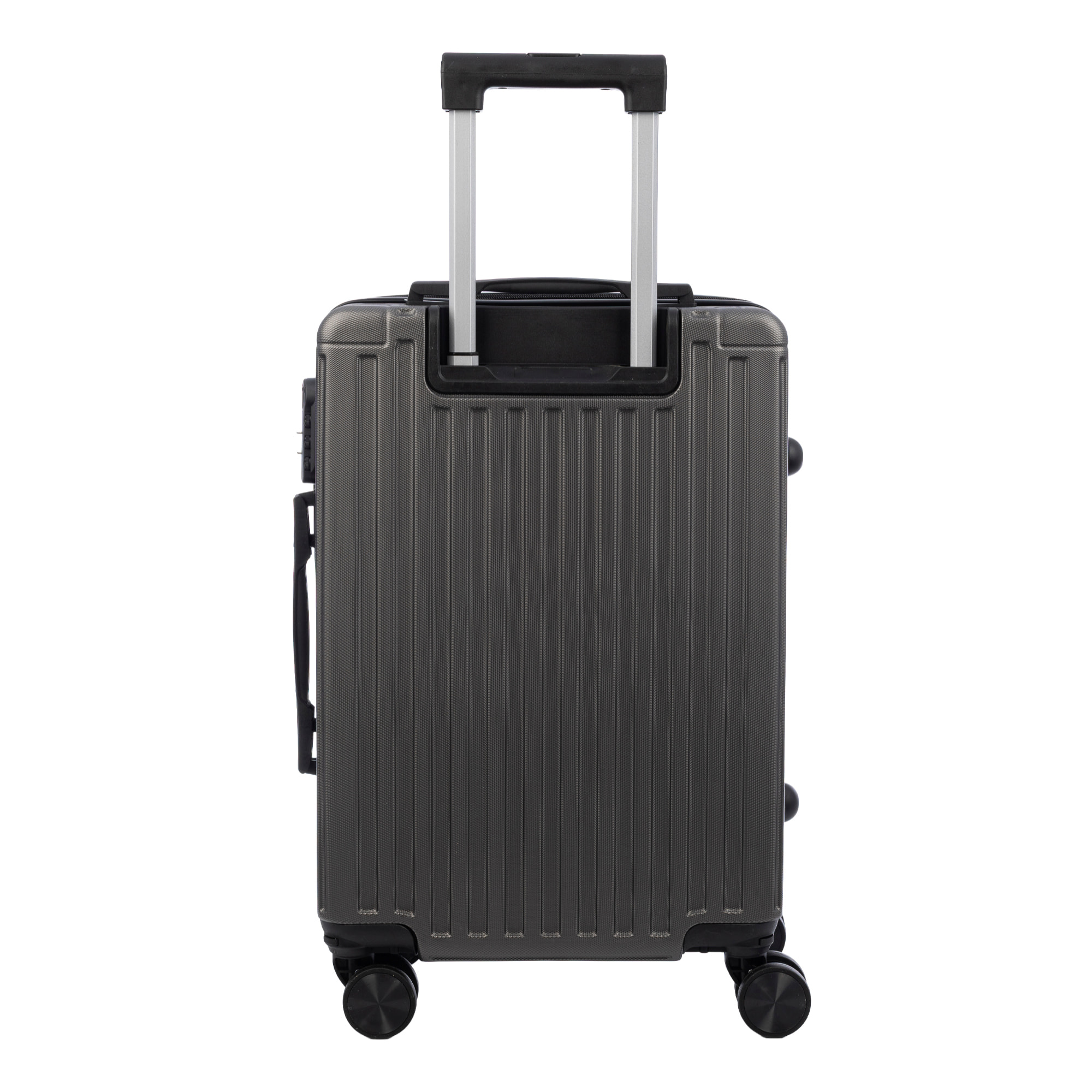 Juego de 3 maletas Trolley, en material ligero ABS de alta resistencia con esquinas reforzadas. Cerradura numérica y 4 ruedas dobles extraíbles y giratorias 360°.