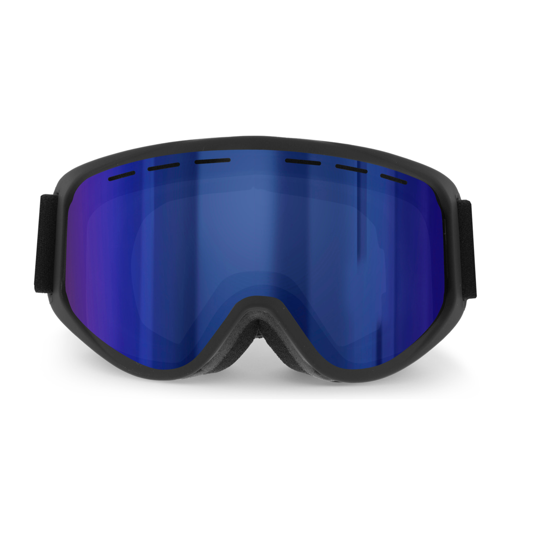 Gafas de esquí OCEAN ICE - Negro / Revo azul con borde negro