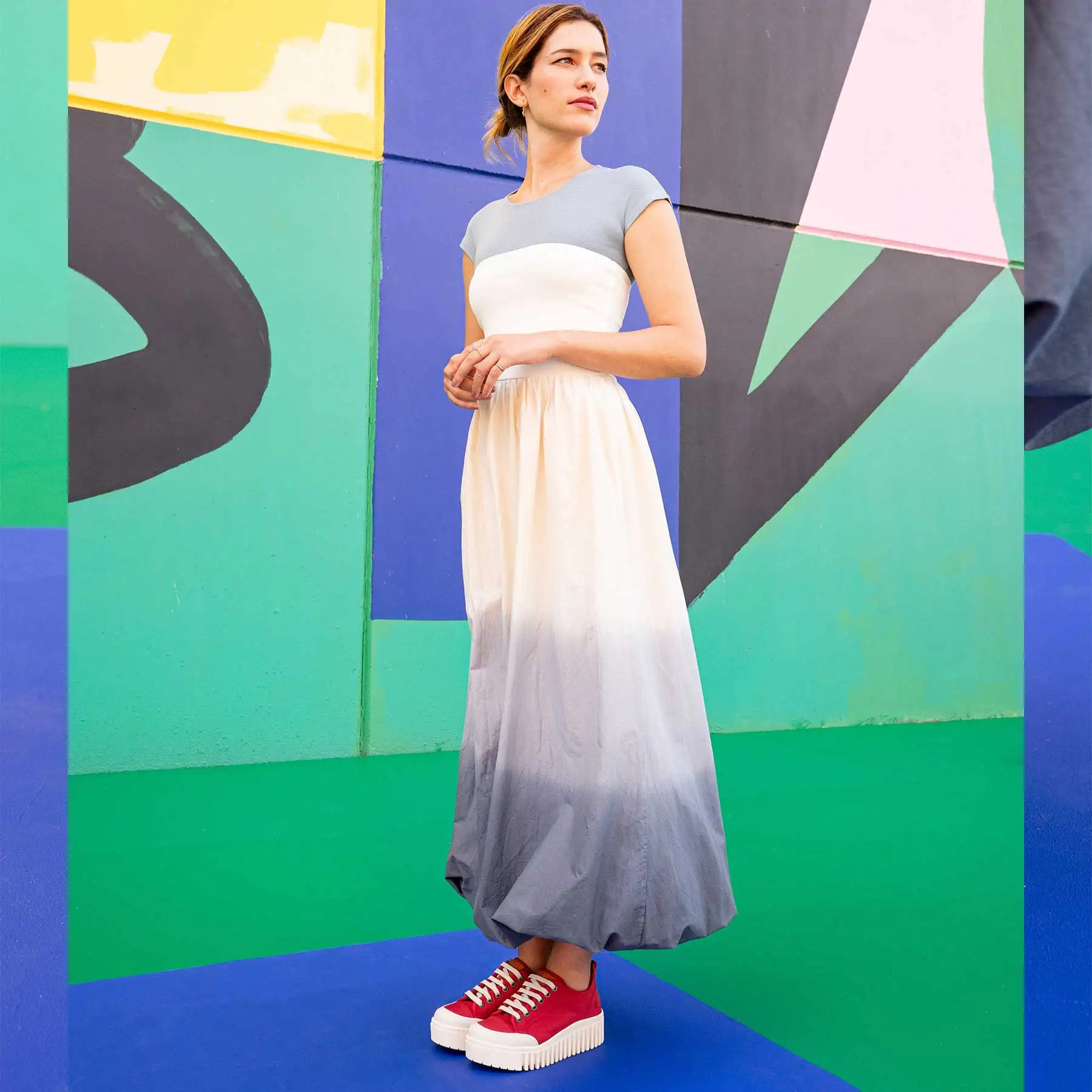 Zapatos 1534 NYLON CLOUD/BRIGHTON color Cloud