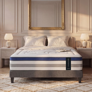 Matelas Quintessence, Mémoire de Forme, Mousse Haute Densité & Hyper Soft, 30 cm, Accueil Enveloppant, Soutien Ferme