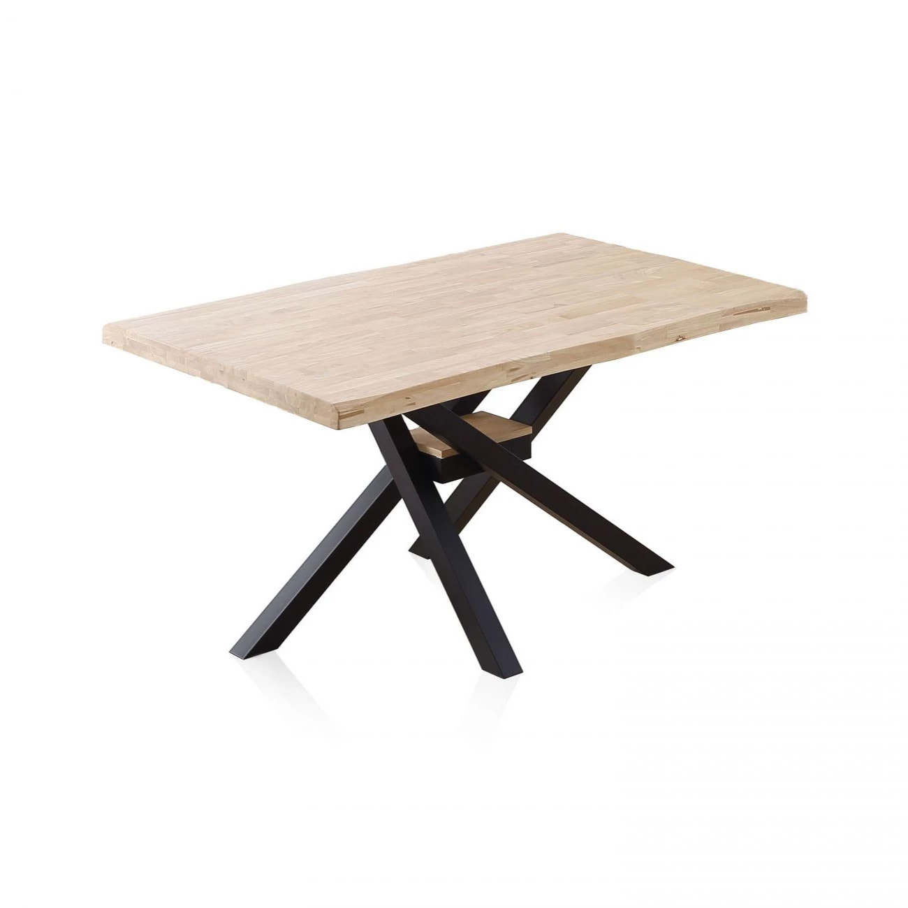 Mesa de comedor Xena Fit 150 Negro - Roble