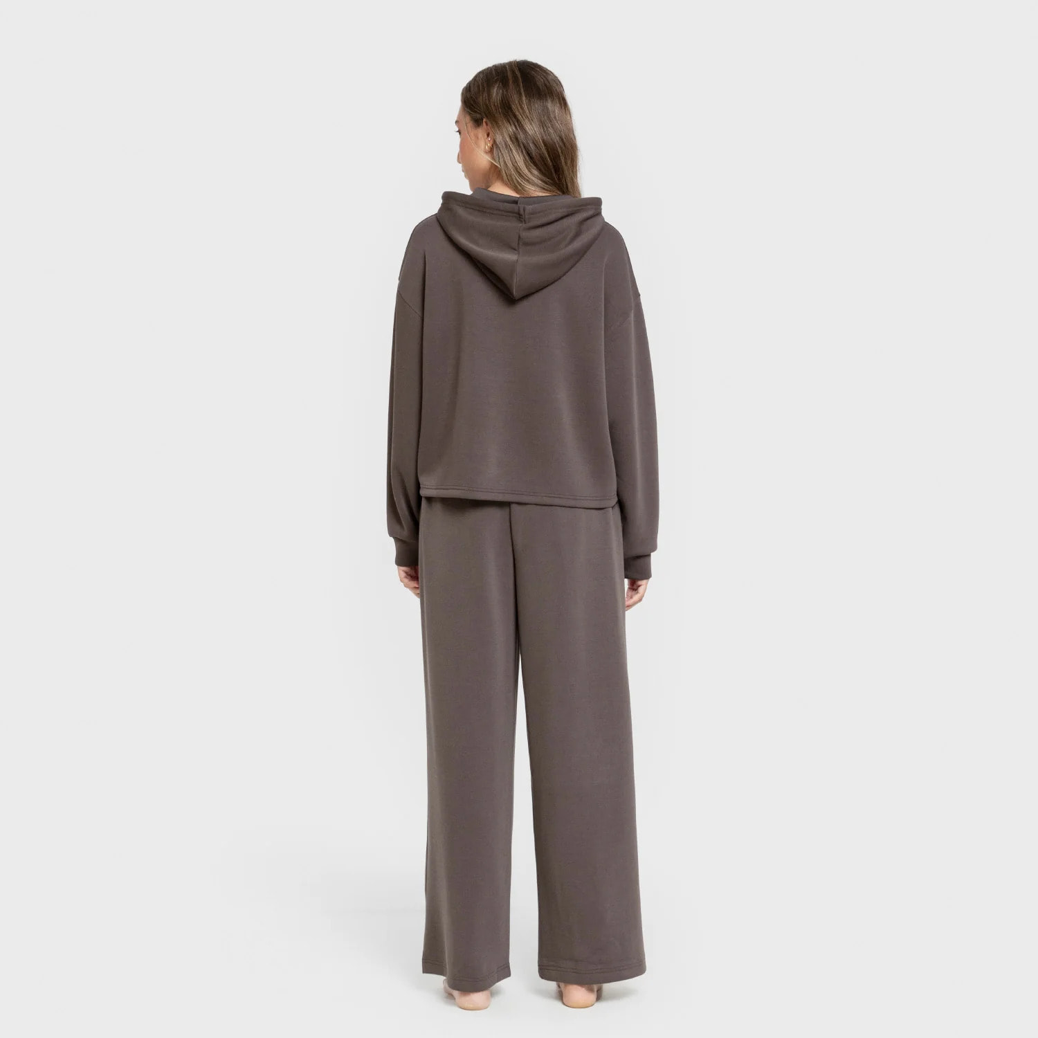 Pantalón largo estilo modal mujer