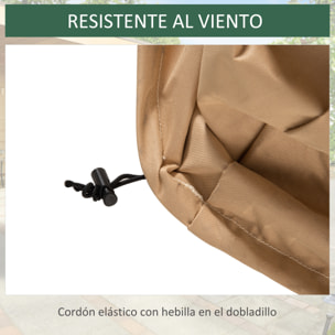 Outsunny Funda Protectora para Muebles de Jardín Tela Oxford 600D Impermeable