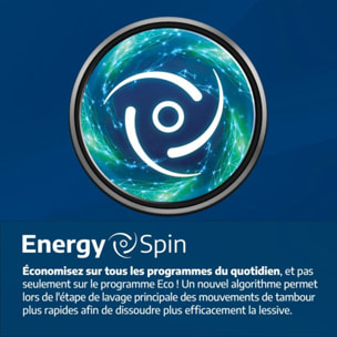 Lave linge séchant hublot encastrable BEKO B5DBT68547W - 8/5 kg - 1400 tr/min - Classe D - Moteur induction
