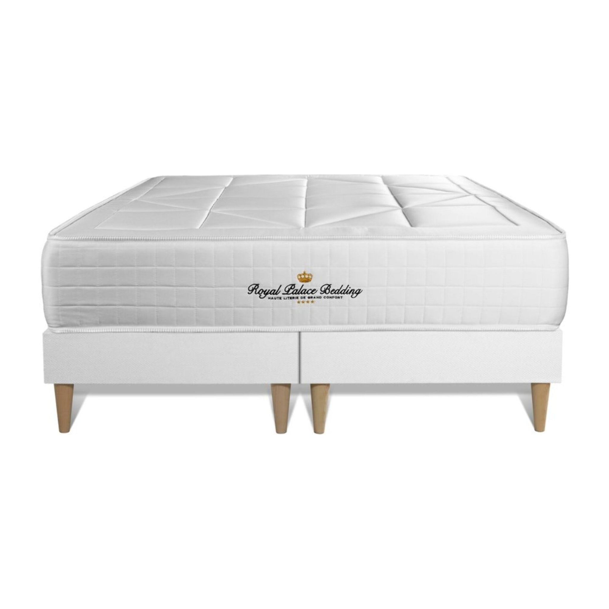 Ensemble 2p - Matelas Ressorts ensachés et mémoire de forme -  Maxi Epaisseur : 26cm - Confort : Équilibré - Windsor