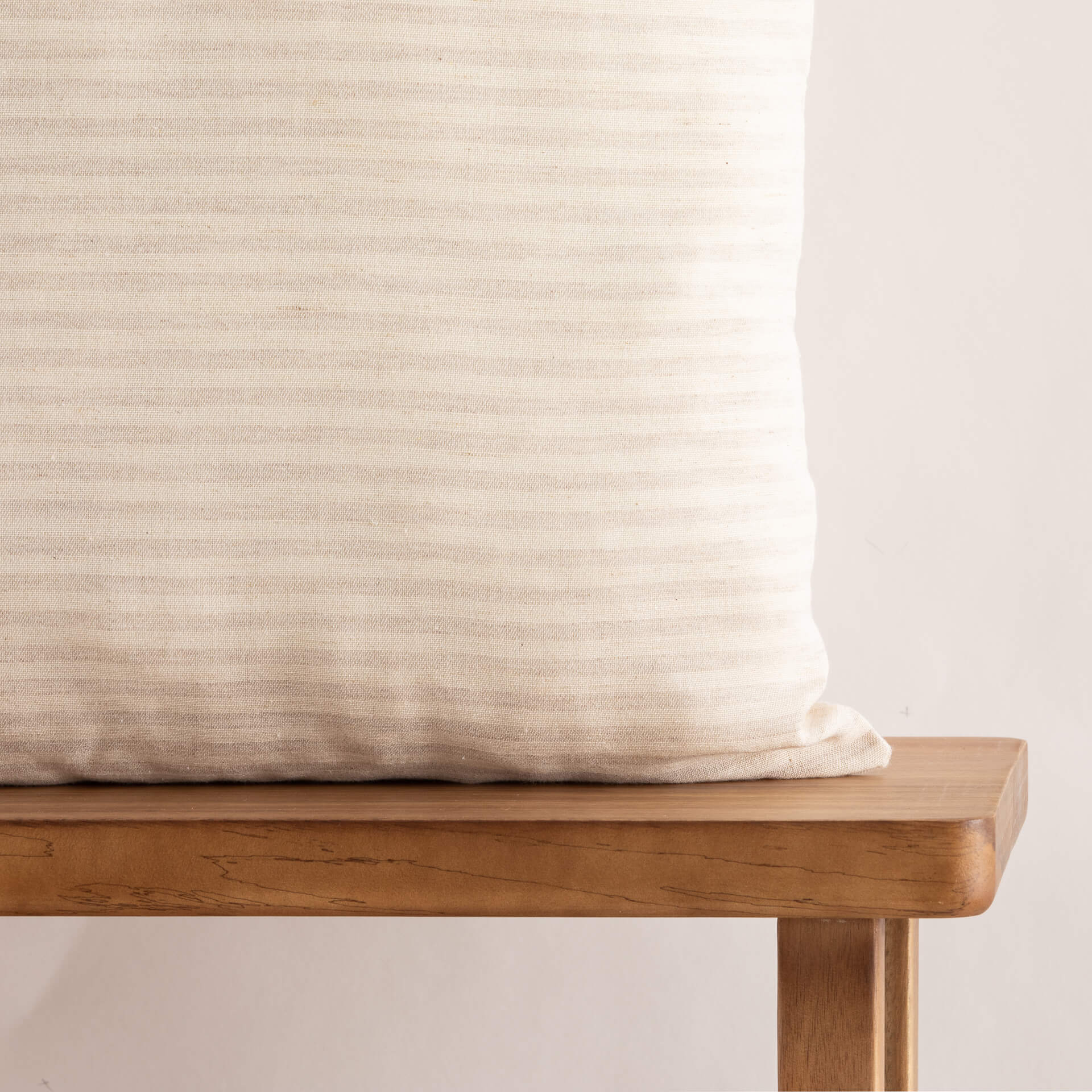 Housse de coussin jacquard 50x50 cm Jávea Mediana Lin