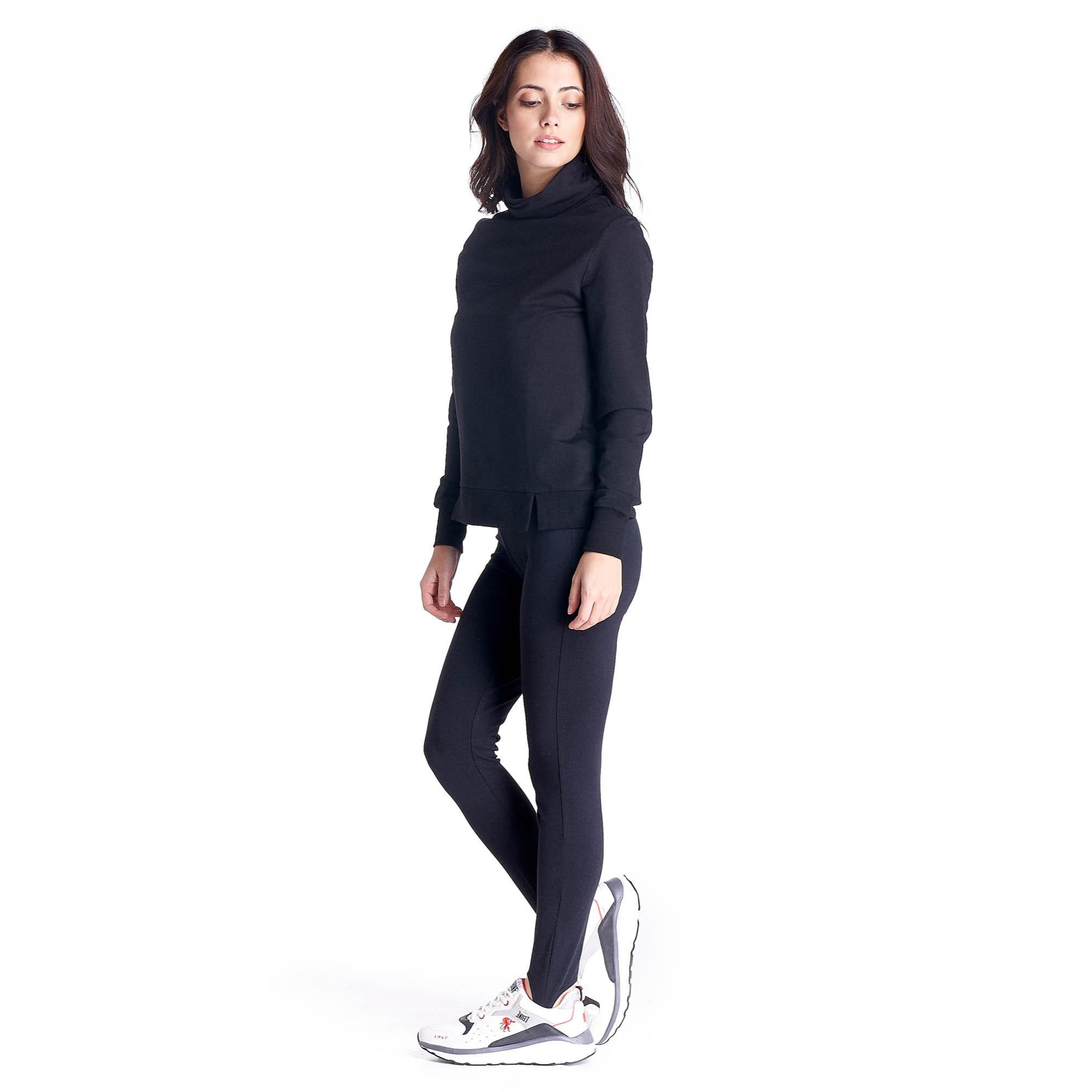 Jersey de cuello vuelto ActiveZone para mujer