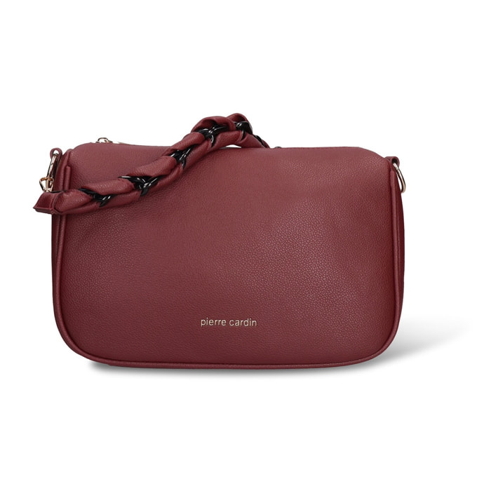 Borsa a spalla da donna - Modello Céleste Lux - Pelle vegana PU - 28.0 x 18.0 x 12.0 cm